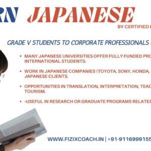 FizixCoach's Learn Japanese – Beginner to Intermediate (N5–N3) | For Students & Working Professionals