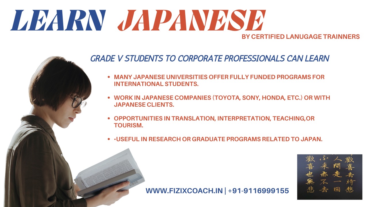 FizixCoach’s Learn Japanese – Beginner to Intermediate (N5–N3) | For Students & Working Professionals